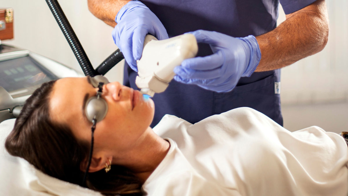 IPL treatment for blemishes